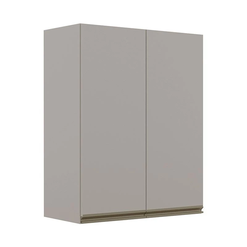 Módulo Armário Aéreo 88x70 2 Portas 100% MDF  Cozinha Modulada Gold Robel Fendi/Fendi