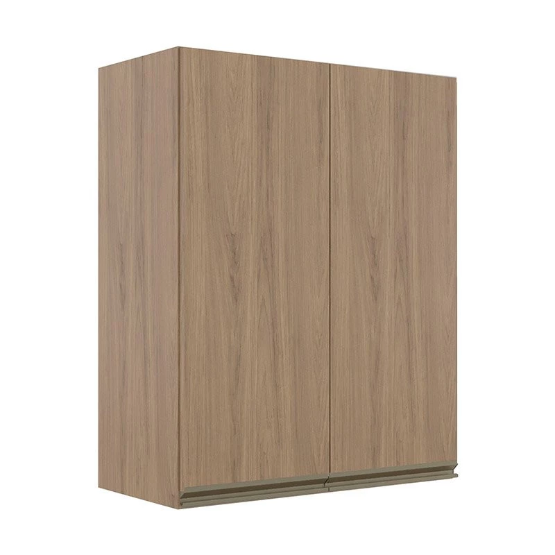 Módulo Armário Aéreo 88x70 2 Portas 100% MDF Cozinha Modulada Gold Robel Hanover/Hanover
