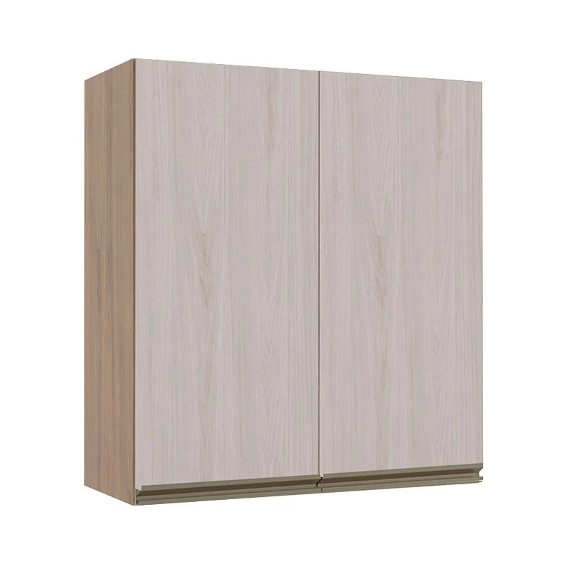 Módulo Armário Aéreo 88x80 2 Portas 100% MDF Cozinha Modulada Gold Robel Hanover/Aspen