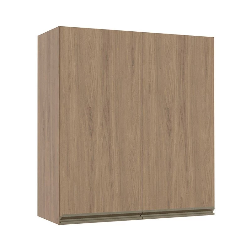 Módulo Armário Aéreo 88x80 2 Portas 100% MDF Cozinha Modulada Gold Robel Hanover/Hanover