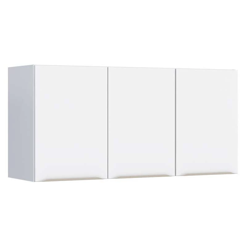Armário Aéreo de Aço Para Pia 120cm 3 Portas Flora Cozimax Branco