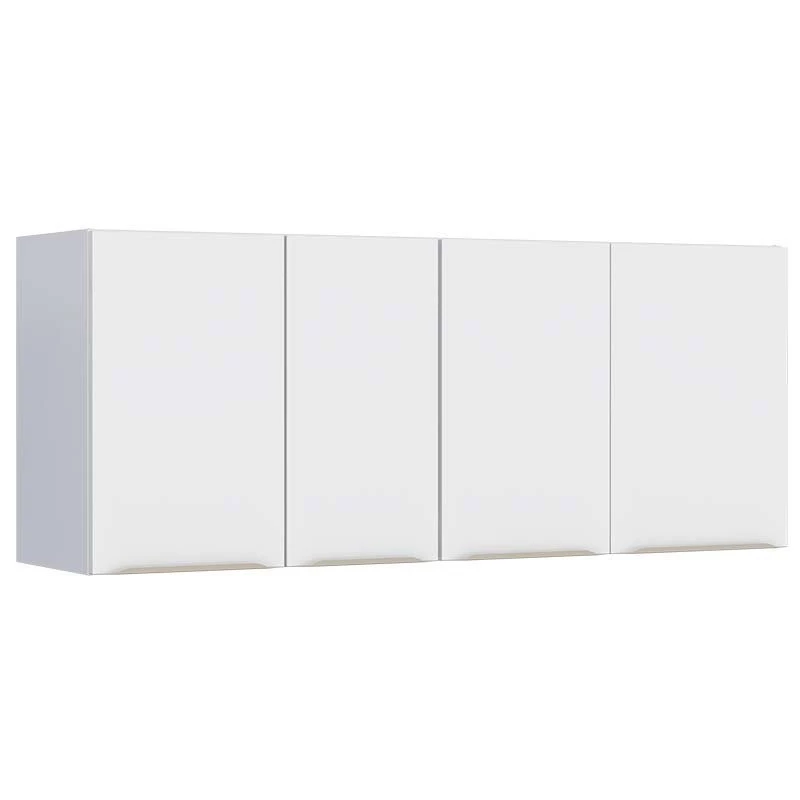 Armário Aéreo de Aço Para Pia 140cm 4 Portas Flora Cozimax Branco