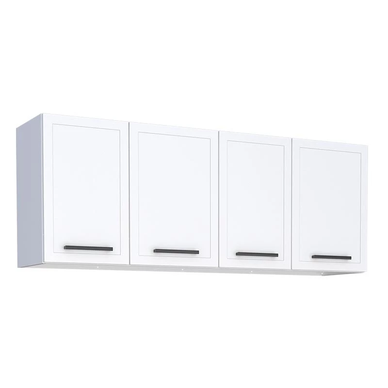 Armário Aéreo de Cozinha Aço 4 Portas Juno/Apolo 150 Cozimax Branco
