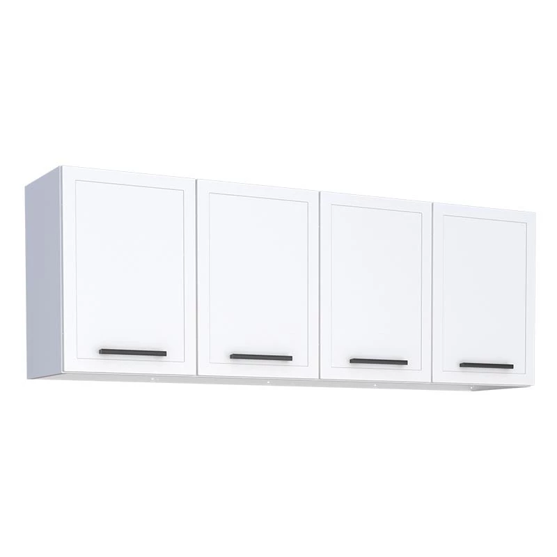 Armário Aéreo de Cozinha Aço 4 Portas Juno/Apolo 160 Cozimax Branco