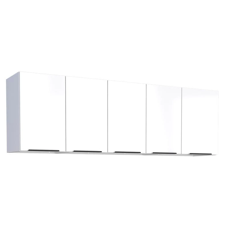 Armário Aéreo de Cozinha Aço 5 Portas Júpiter 180 Cozimax Branco