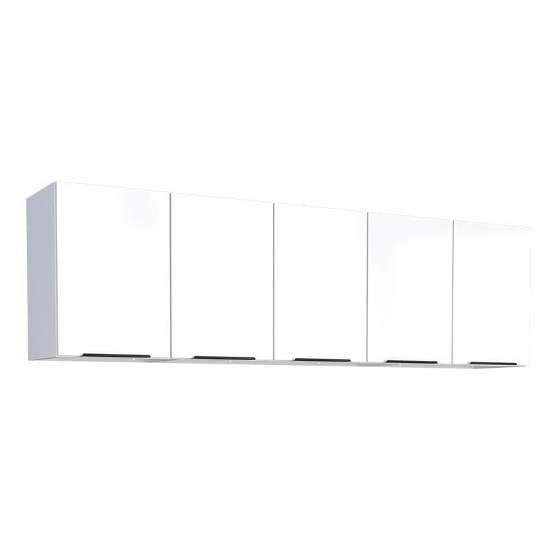 Armário Aéreo de Cozinha Aço 5 Portas Júpiter 200 Cozimax Branco
