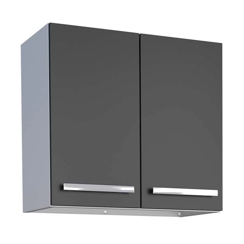 Armário Aéreo Lavanderia Aço Vênus 60 Cozimax Preto