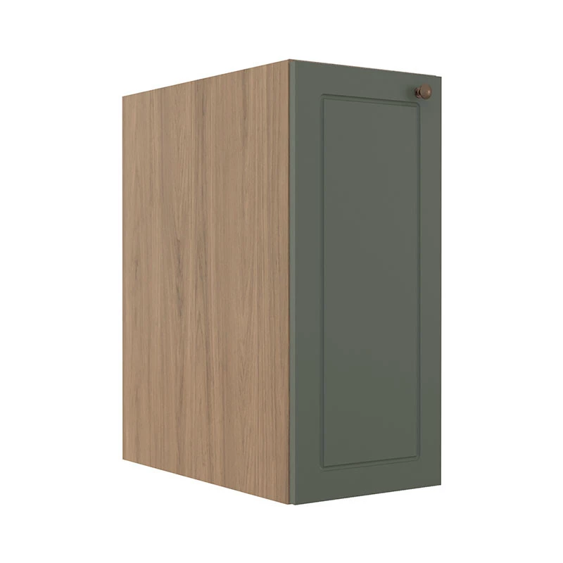 Módulo Balcao 30cm 1 Porta 100% MDF Cozinha Modulada Provence Robel Hanover/Salvia Matte