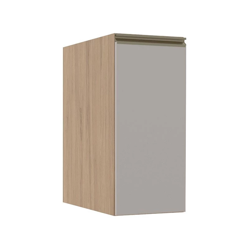 Módulo Balcão 30cm 1 Porta 100% MDF Cozinha Modulada Gold Robel Hanover/Fendi