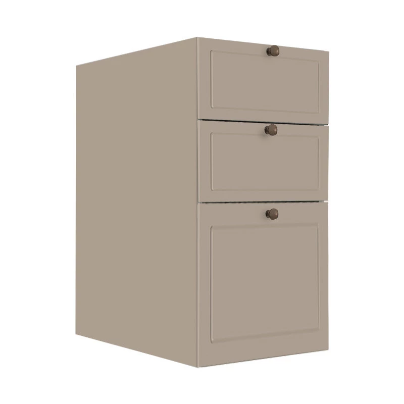 Módulo Balcao 35cm 3 Gavetas 100% MDF Cozinha Modulada Provence Robel Fendi/Fendi Matte
