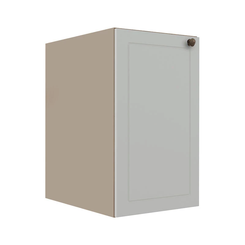 Módulo Balcao 40cm 1 Porta 100% MDF Cozinha Modulada Provence Robel Fendi/Branco Matte