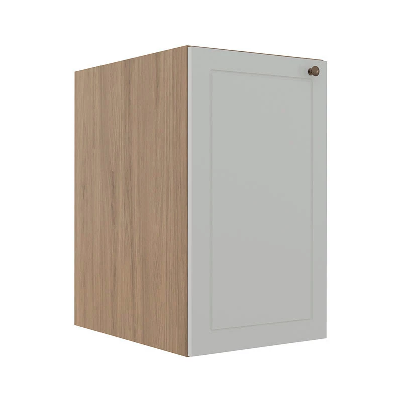 Módulo Balcao 40cm 1 Porta 100% MDF Cozinha Modulada Provence Robel Hanover/Branco Matte
