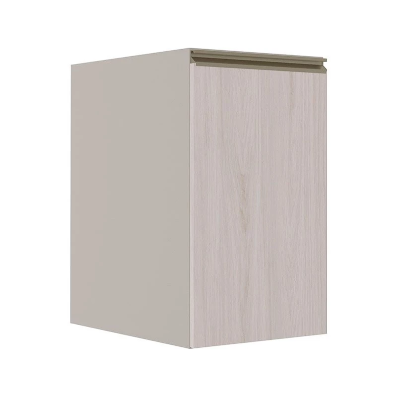 Módulo Balcão 40cm 1 Porta 100% MDF Cozinha Modulada Gold Robel Fendi/Aspen