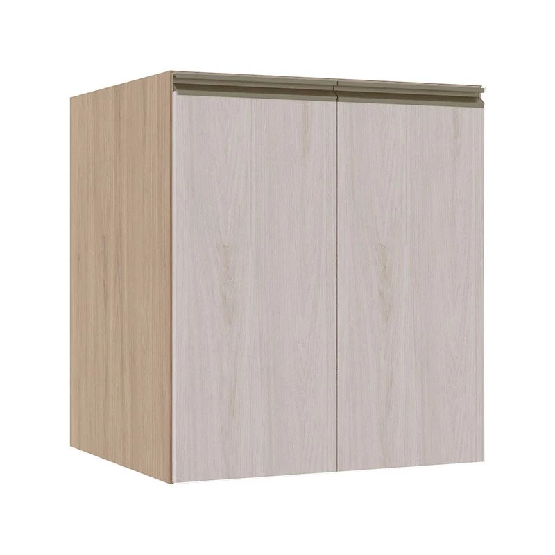 Módulo Balcão 60cm 2 Portas 100% MDF Cozinha Modulada Gold Robel Hanover/Aspen
