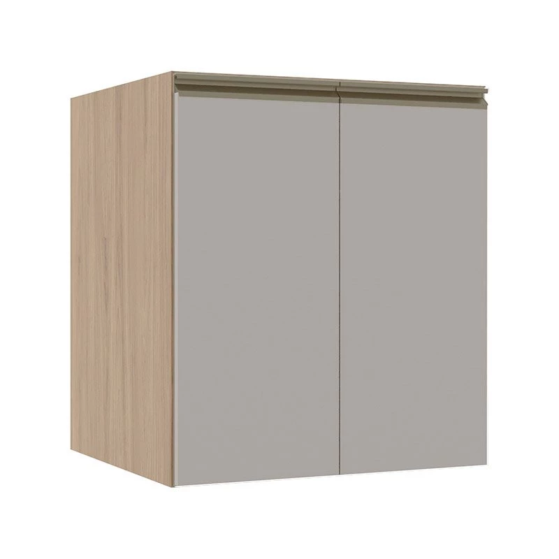 Módulo Balcão 60cm 2 Portas 100% MDF Cozinha Modulada Gold Robel Hanover/Fendi