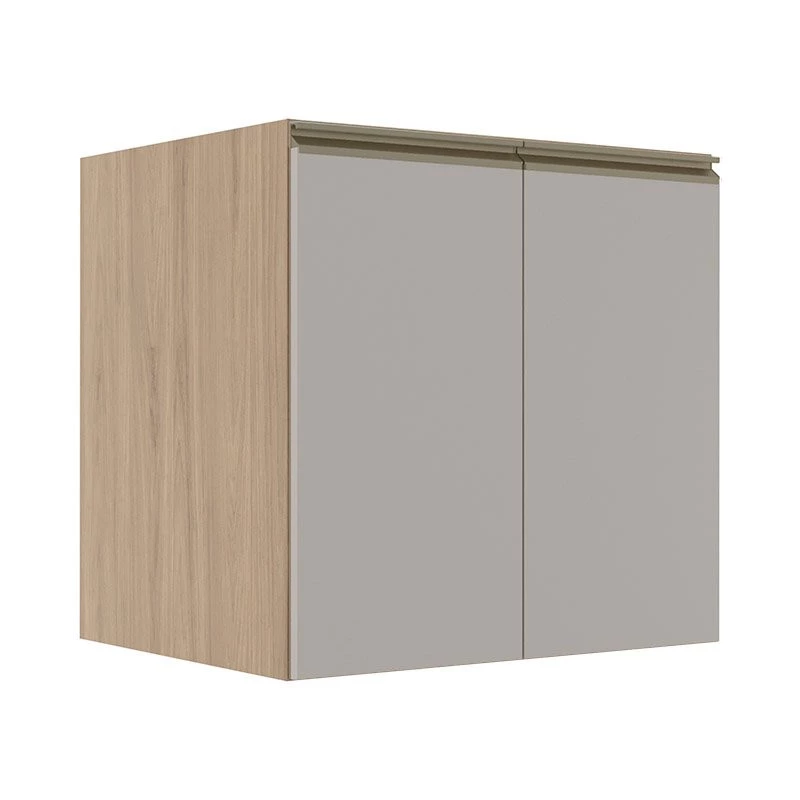 Módulo Balcão 70cm 2 Portas 100% MDF Cozinha Modulada Gold Robel Hanover/Fendi