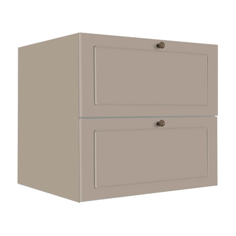 Módulo Balcao 80cm 1 Gaveta 1 Porta Basculante 100% MDF Cozinha Provence Robel Fendi/Fendi Matte