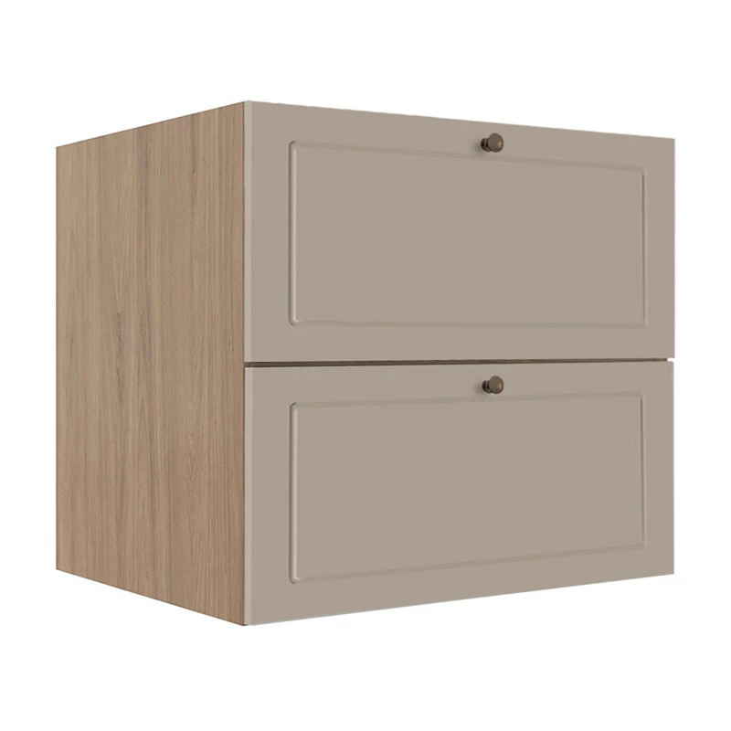 Módulo Balcao 80cm 1 Gaveta 1 Porta Basculante 100% MDF Cozinha Provence Robel Hanover/Fendi Matte