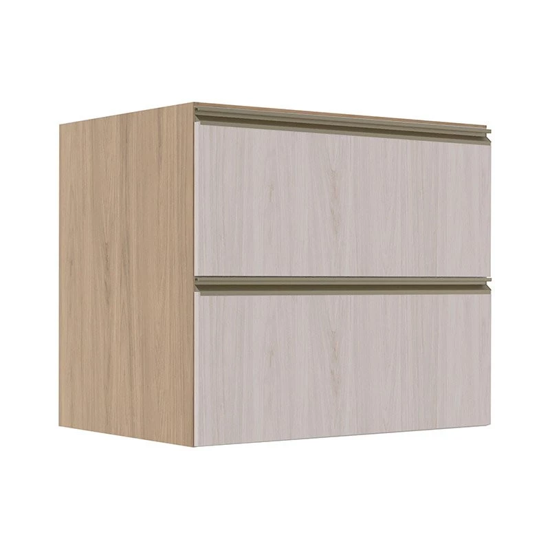 Módulo Balcão 80cm 1 Gaveta 1 Porta Basculante 100% MDF Cozinha Modulada Gold Robel Hanover/Aspen