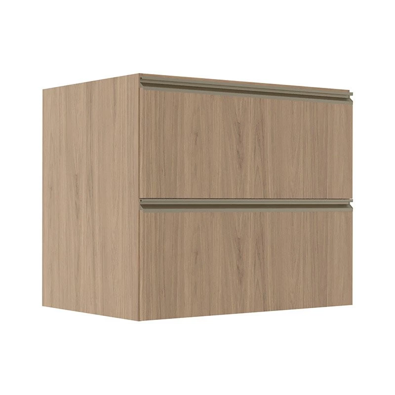 Módulo Balcão 80cm 1 Gaveta 1 Porta Basculante 100% MDF Cozinha Modulada Gold Robel Hanover/Hanover