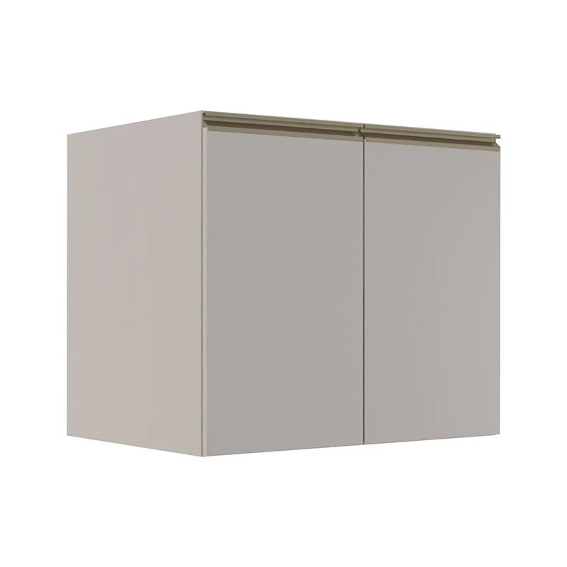 Módulo Balcão 80cm 2 Portas 100% MDF Cozinha Modulada Gold Robel Fendi/Fendi