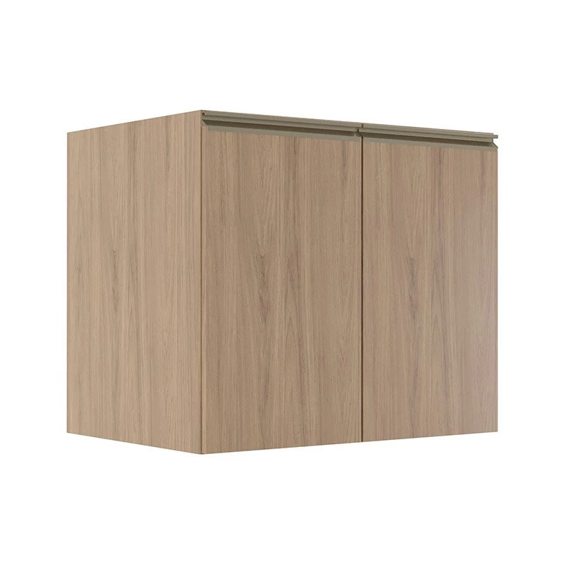 Módulo Balcão 80cm 2 Portas 100% MDF Cozinha Modulada Gold Robel Hanover/Hanover