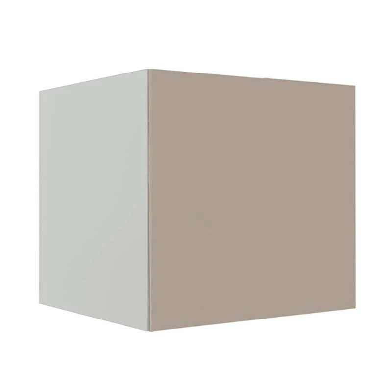 Módulo Balcão 80cm Para Embutir Forno 100% MDF Cozinha Modulada Robel Branco/Fendi Matte