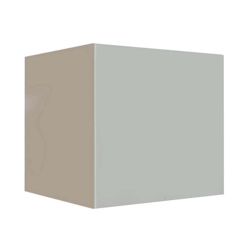 Módulo Balcão 80cm Para Embutir Forno 100% MDF Cozinha Modulada Robel Fendi/Branco Matte