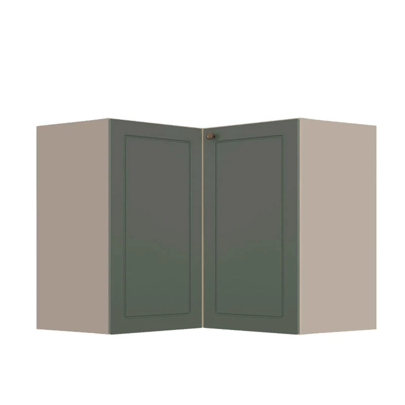Módulo Balcao de Canto L 94x96cm 100% MDF Cozinha Provence Robel Fendi/Salvia Matte