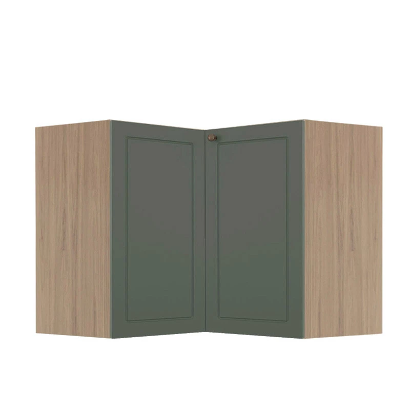 Módulo Balcao de Canto L 94x96cm 100% MDF Cozinha Provence Robel Hanover/Salvia Matte