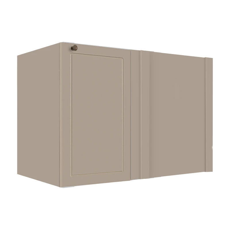 Módulo Balcao de Canto Reto 100cm Direito/Esquerdo 100% MDF Cozinha Provence Robel Fendi/Fendi Matte