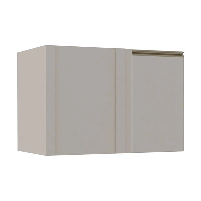Módulo Balcao De Canto Reto 100cm Direito 100% MDF  Cozinha Modulada Gold Robel Fendi/Fendi
