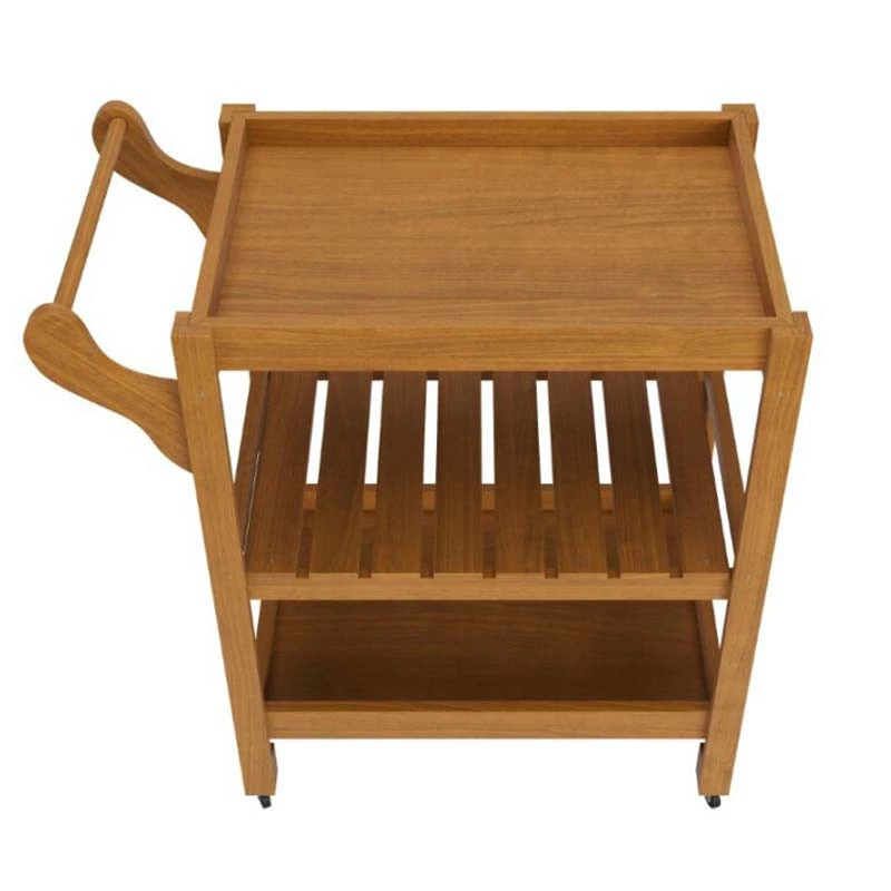 Carrinho Bebidas Cafe Churrasco de Madeira Wood EAX Old