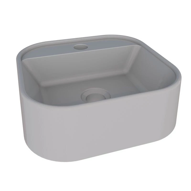 Cuba Para Banheiro 33x31 Mármore Sintético Duna Cozimax Cinza