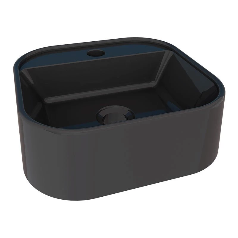 Cuba Para Banheiro 33x31 Mármore Sintético Duna Cozimax Preto