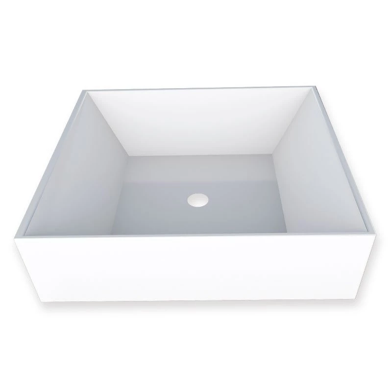 Cuba Para Banheiro 31x27 Mármore Sintético Prisma Cozimax Branco