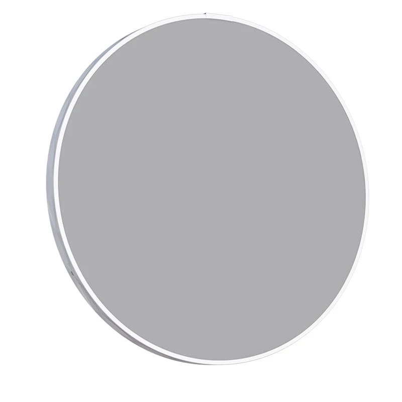 Espelho Para Banheiro Redondo Aço Luna 50 Cozimax Branco