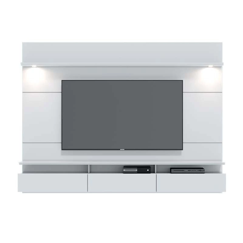 Home Suspenso Sala Para TV 65 Polegadas 182x164 Decore 1.8 Imcal Branco