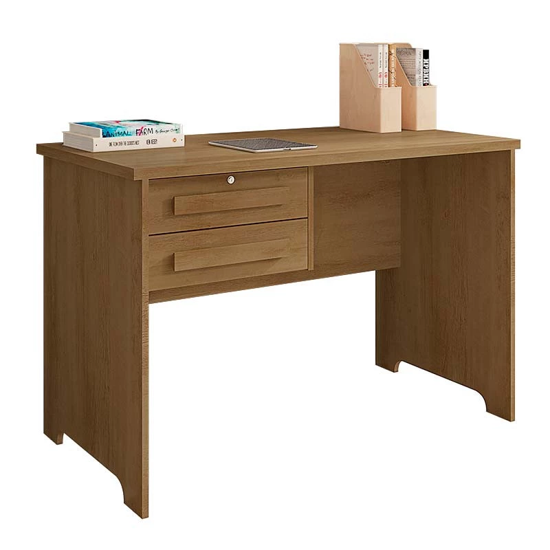 Escrivaninha Escritório Quarto 114cm 2 Gavetas Alemanha RV Móveis Cinamomo
