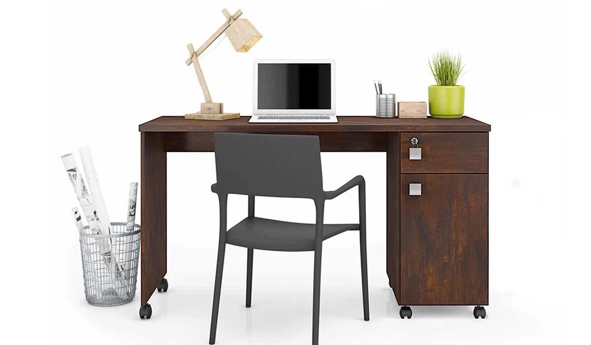 Mesa Para Computador Office Malta Lukaliam Noce