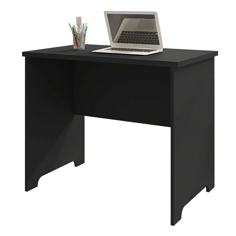 Escrivaninha Pequena 90cm Mesa Estudos Genebra RV Móveis Preto