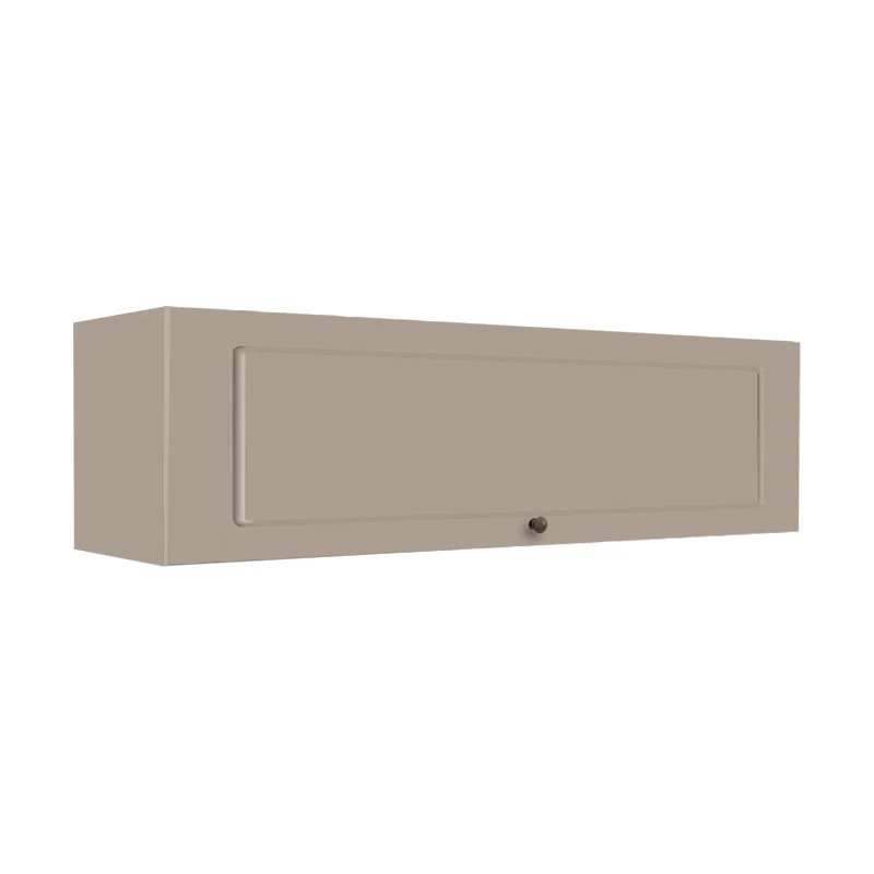Módulo Armário Aéreo 120cm 1 Porta Basculante 100% MDF Cozinha Provence Robel Fendi/Fendi Matte