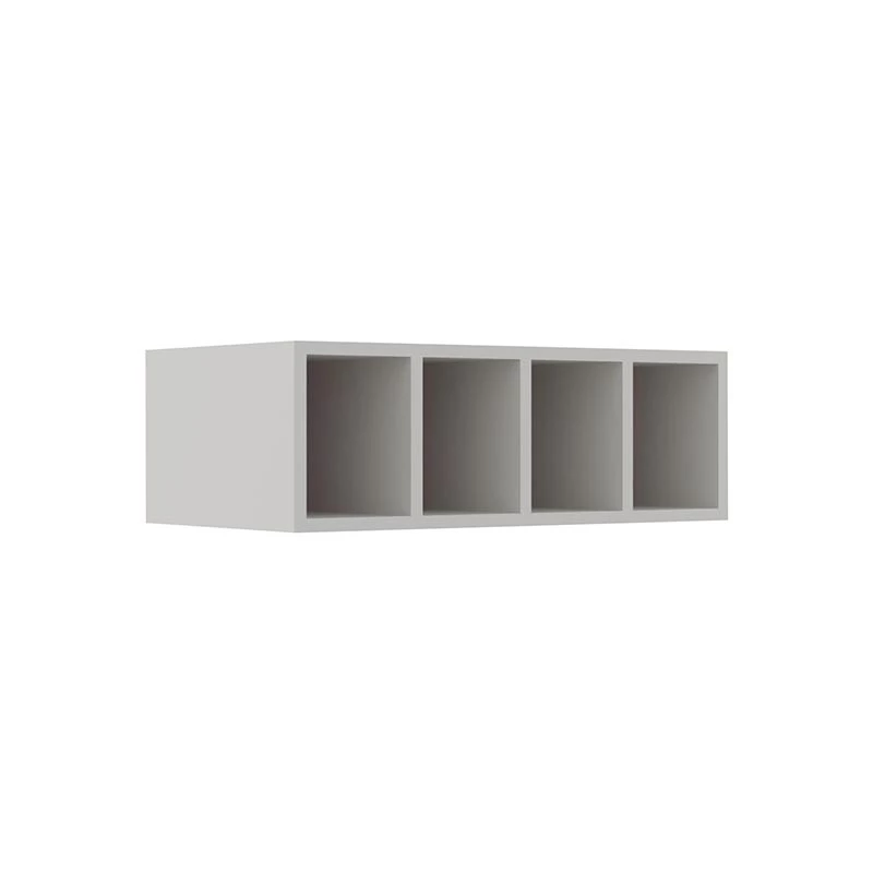 Módulo Nicho Adega Horizontal 60x20x34cm 100% MDF Cozinha Modulada Robel Branco