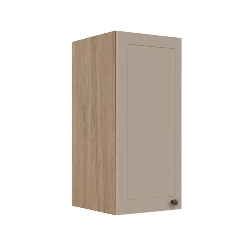 Módulo Armário Aéreo 68x30x34cm 1 Porta 100% MDF Cozinha Modulada Provence Robel Hanover/Fendi Matte
