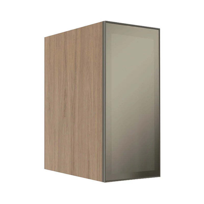 Módulo Armário Aéreo 68x30x56cm 1 Porta Vidro Reflecta Cozinha Modulada Robel Hanover