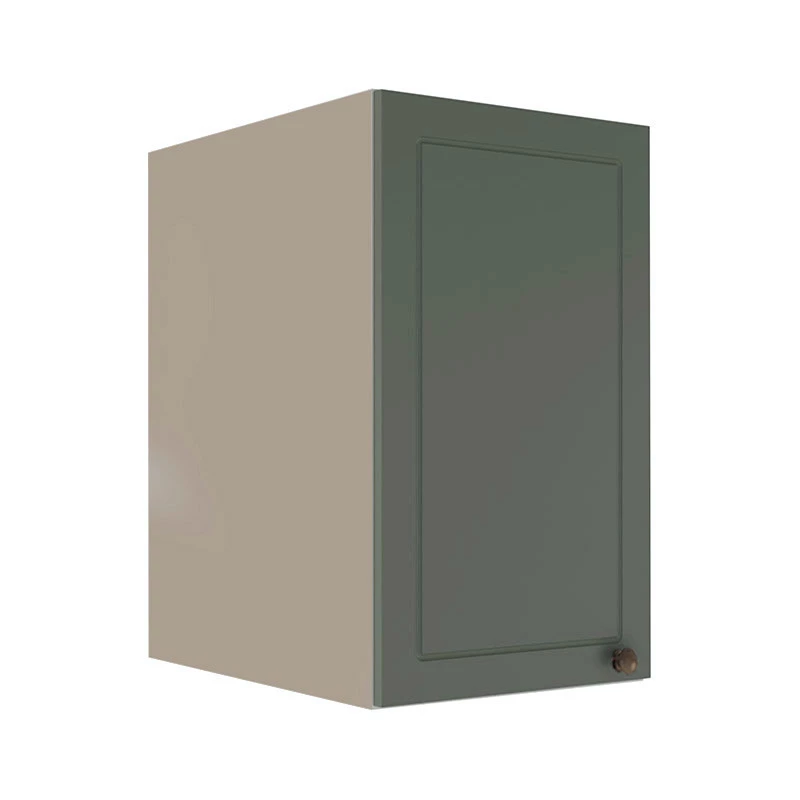 Módulo Armário Aéreo 68x40x56cm 1 Porta 100% MDF Cozinha Modulada Provence Robel Fendi/Sálvia Matte