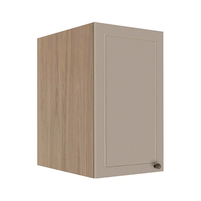 Módulo Armário Aéreo 68x40x56cm 1 Porta 100% MDF Cozinha Modulada Provence Robel Hanover/Fendi Matte