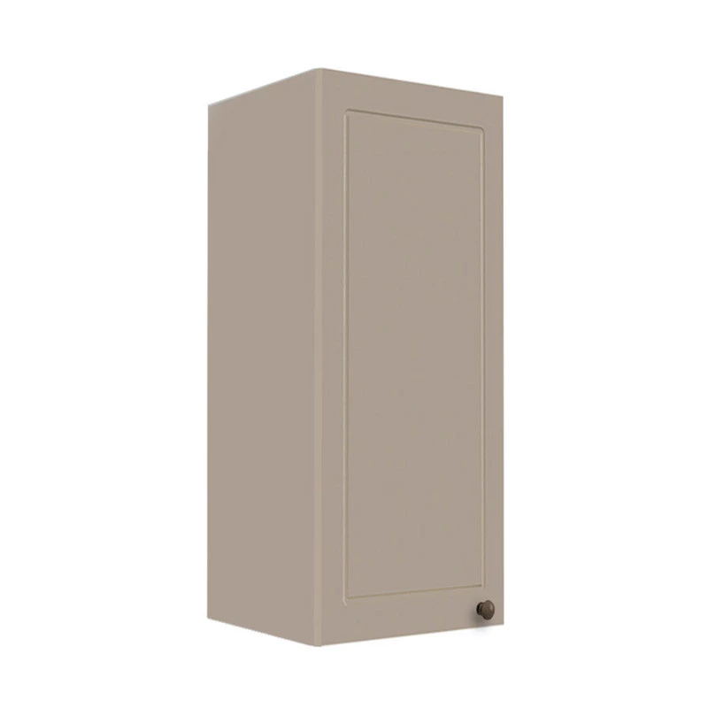 Módulo Armário Aéreo 88x35x34cm 1 Porta 100% MDF Cozinha Provence Robel Fendi/Fendi Matte