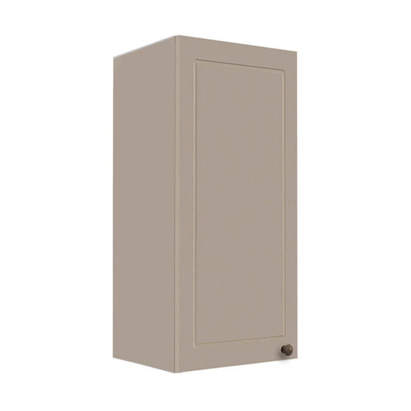 Módulo Armário Aéreo 88x40x34cm 1 Porta 100% MDF Cozinha Provence Robel Fendi/Fendi Matte