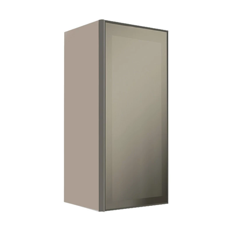 Módulo Armário Aéreo 88x40X34cm 1 Porta Vidro Reflecta Cozinha Modulada Robel Fendi